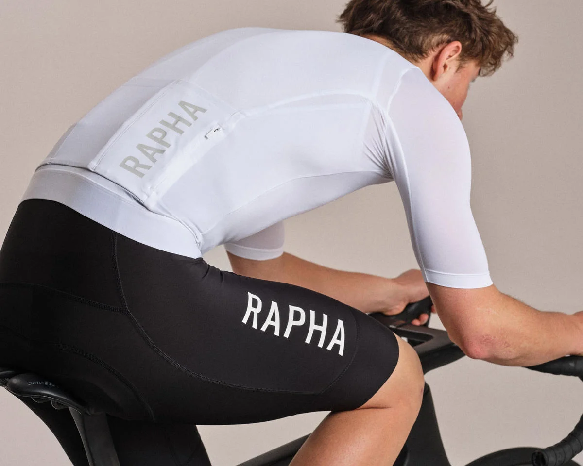Rapha Men's Pro Team Training Jersey (White/Silver) (M) - view 2